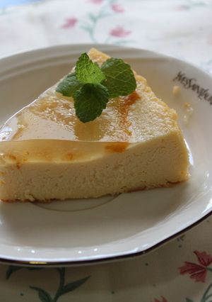 天然倉庫　ほっと柚子の豆腐チーズケーキ-レシピのメイン写真