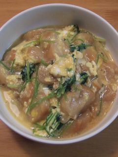 お麩とみつばの卵とじ-レシピのメイン写真