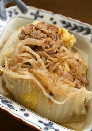 ゼロ活力なべde豚肉もやし白菜の塩麹煮-レシピのメイン写真