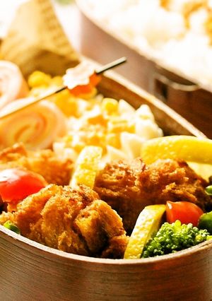 かぼちゃホクホクコロコロコロッケ弁当-レシピのメイン写真