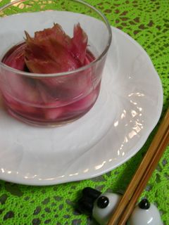 簡単!みょうがの甘酢漬け-レシピのメイン写真