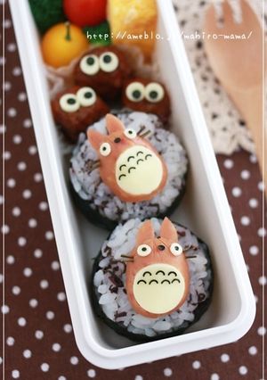キャラ弁＊コロコロウインナーdeトトロ-レシピのメイン写真