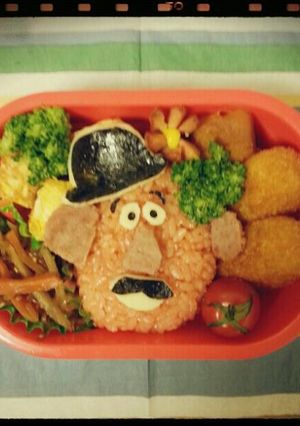 トイストーリー＊mr.ポテトヘッド弁当-レシピのメイン写真