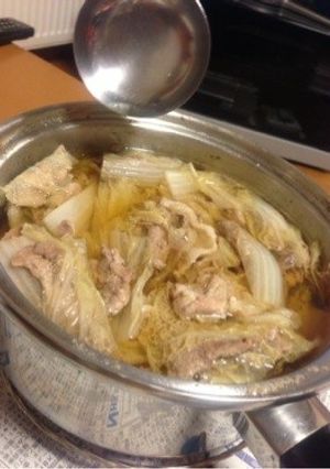 豚肉と白菜の鍋-レシピのメイン写真