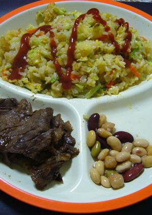 炊き込みご飯DEオムピラフ-レシピのメイン写真