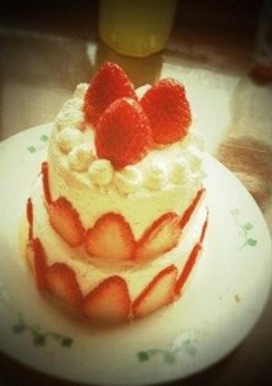 1th♡バースデイケーキ♡-レシピのメイン写真