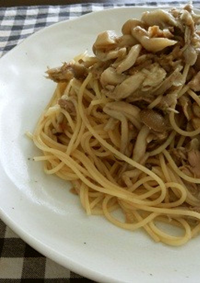 ツナときのこの和風パスタ-レシピのメイン写真