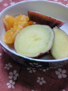 サツマイモのみかん煮-レシピのメイン写真