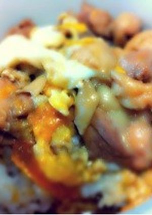 ランチに☆ちょっと甘めの親子丼☆-レシピのメイン写真