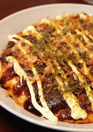 粉なし☆こうや豆腐とじゃが芋のお好み焼き-レシピのメイン写真
