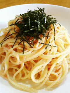 茹でて混ぜるだけ♡明太子スパゲティ-レシピのメイン写真