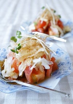 切れてるチーズとトマトのポン酢がけ-レシピのメイン写真