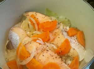 塩鮭とキャベツで☆とろとろ蒸し煮-レシピのメイン写真