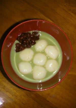✿　抹茶で　おしるこ　✿-レシピのメイン写真
