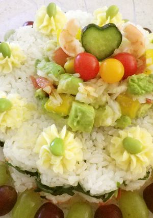 みんなで作ろう♪ケーキすし-レシピのメイン写真
