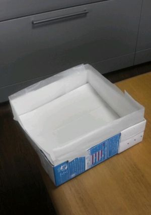 牛乳パックで手作り特大スクエア型-レシピのメイン写真