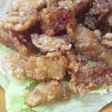 美味しい鶏皮の唐揚げ♪