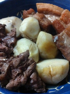 【男子最強のおかず】牛スジと豚バラの煮込-レシピのメイン写真