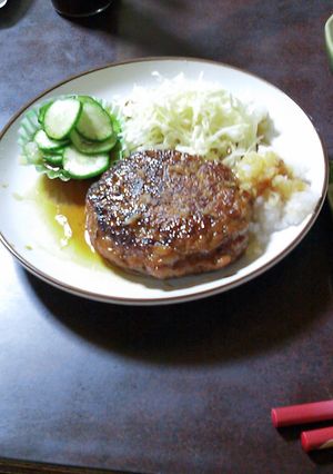お母さん特製ハンバーグ(*^^*)-レシピのメイン写真