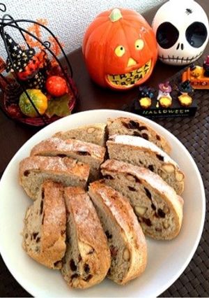 アーモンド&レーズンたっぷりカンパーニュ-レシピのメイン写真