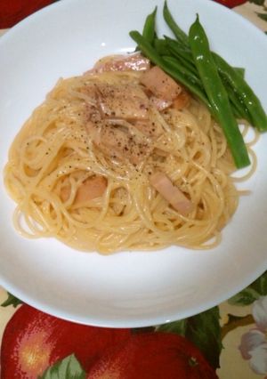 ヘルシーカルボナーラ-レシピのメイン写真