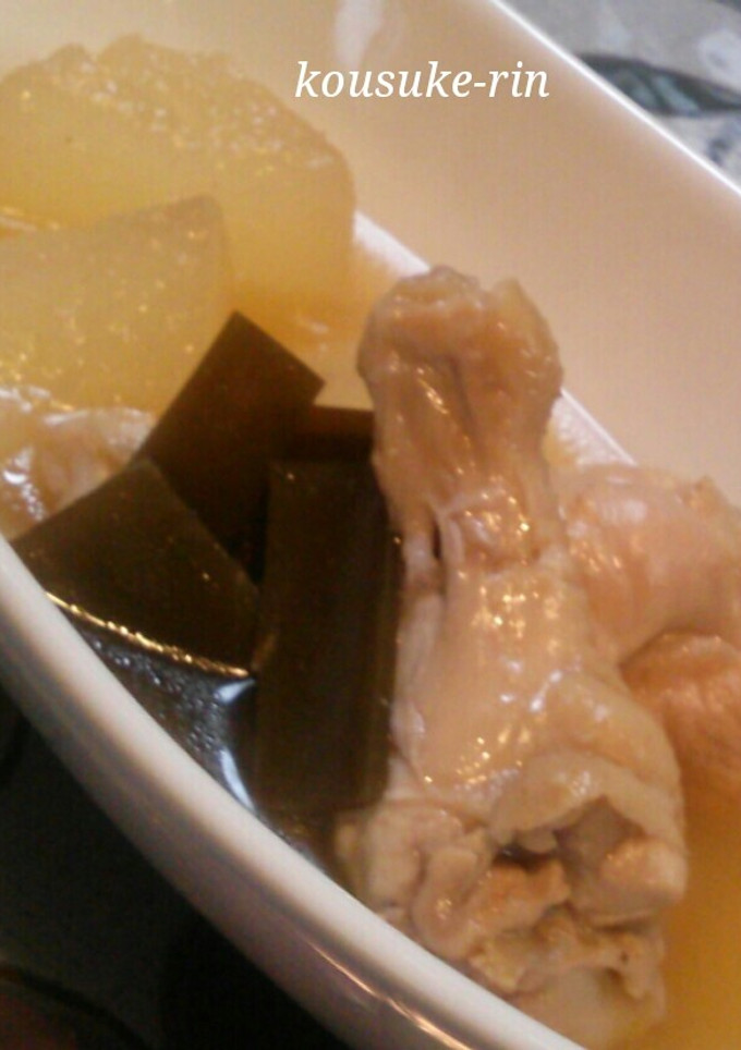 冬瓜と鶏の手羽元のスープ風-レシピのメイン写真