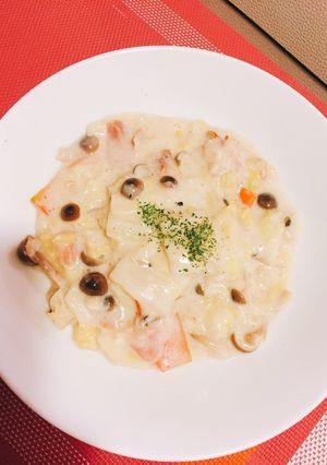 生クリームなし！白菜のクリーム煮-レシピのメイン写真
