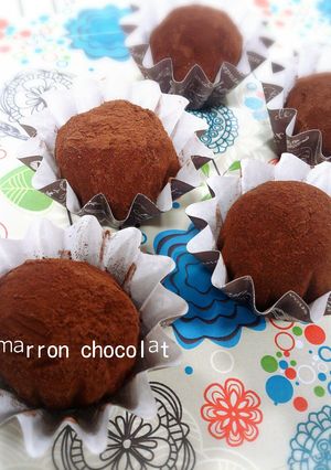 マロンショコラ-レシピのメイン写真
