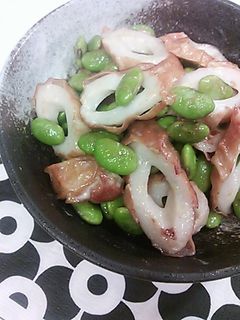 ちくわと枝豆マヨ炒め-レシピのメイン写真