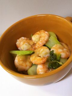 海老と青梗菜の中華炒め♪-レシピのメイン写真