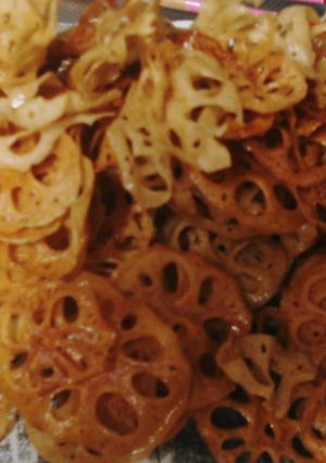 かりかりれんこんチップス（柚子胡椒味）-レシピのメイン写真