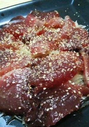 かつおの漬けサラダ-レシピのメイン写真