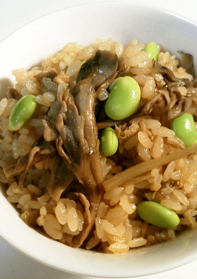 マイタケ炊き込み御飯-レシピのメイン写真