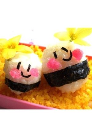 ピンクのほっぺの、おにぎりさん♡-レシピのメイン写真