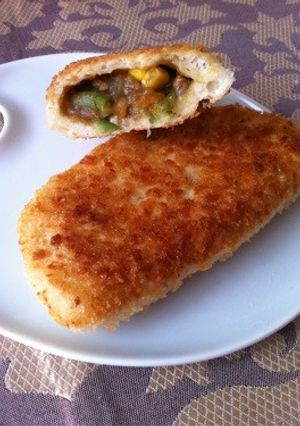 残り物カレーで！カレーパン-レシピのメイン写真