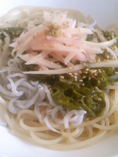 冷たい新生姜パスタ-レシピのメイン写真