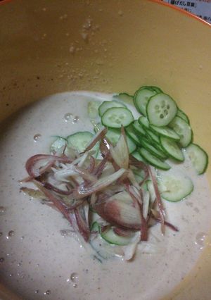 超簡単　冷汁　～ブレンダーで作る～-レシピのメイン写真