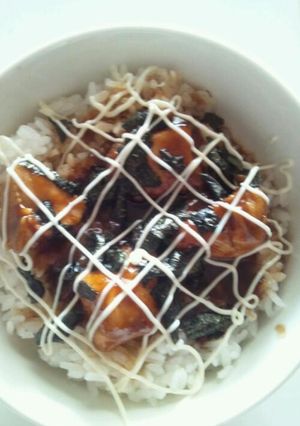 簡単！リメイク♪鶏の味噌マヨ丼♪-レシピのメイン写真