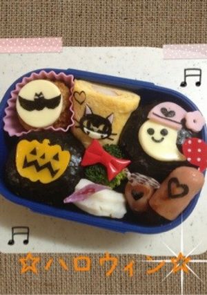 キャラ弁 ♪ ハロウィン-レシピのメイン写真