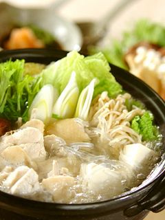 鶏味塩 de 濃厚鶏だしの鶏鍋-レシピのメイン写真