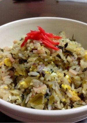 ぎょ(´-`)肉高菜チャーハン☆-レシピのメイン写真