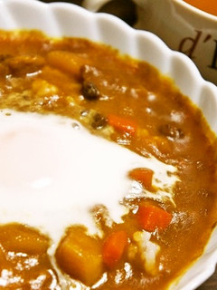 レトルトカレーが見た目豪華に美味しく変身-レシピのメイン写真