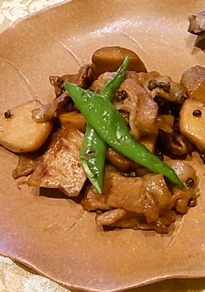 豚肉里芋サット煮物-レシピのメイン写真