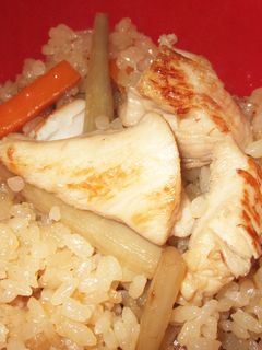 下味付き鶏胸肉の炊き込みご飯(味濃いめ)-レシピのメイン写真
