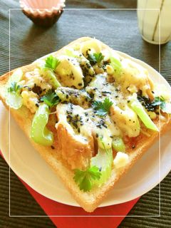 ちくわとセロリの焼肉のたれトースト-レシピのメイン写真