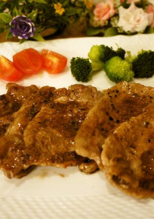 血流改善! 豚肉の黒酢ソテー♪-レシピのメイン写真