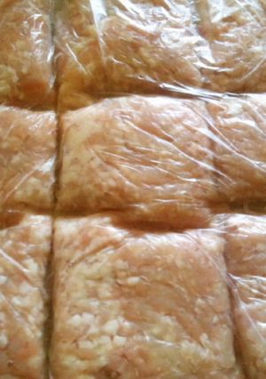 鶏のモモをムネでかさましミンチの保存-レシピのメイン写真