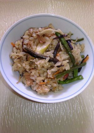 ★簡単！！山菜入り炊き込み御飯★-レシピのメイン写真