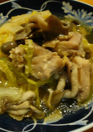 塩麹鶏もも肉と白菜の煮びたし-レシピのメイン写真