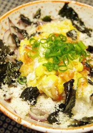 卵とサクラエビのチーズ丼-レシピのメイン写真